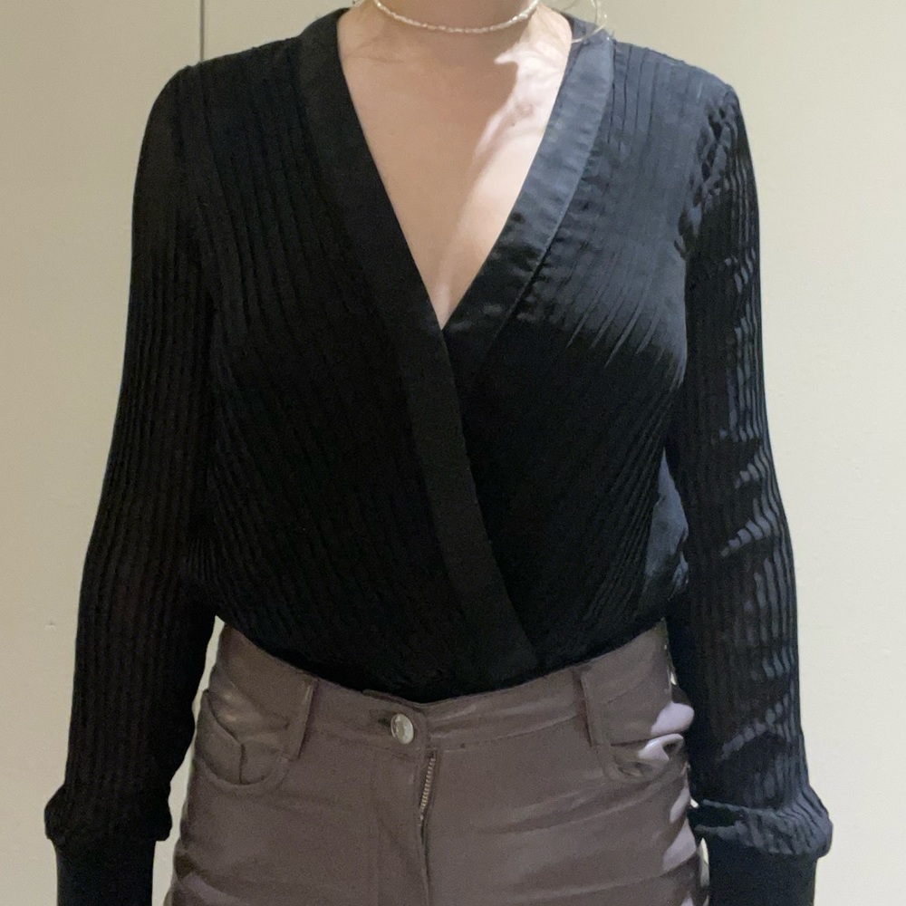 Black TopShop Size US 6 BodySuit